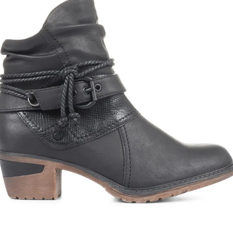 Slouch Ankle Boots - Black