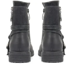 Slouch Ankle Boots - Black