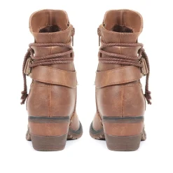 Slouch Ankle Boots - Tan