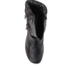 Slouch Calf Boots - Black