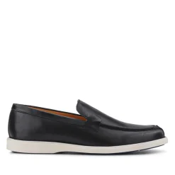 Smart All-Leather Loafers - Black