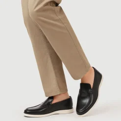 Smart All-Leather Loafers - Black