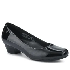 Smart Cushioned Court Shoes - Black Patent