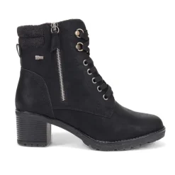 Smart Dual-Fastening Ankle Boots - Black