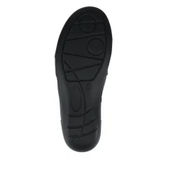 Smart Elasticated Slip-On Shoes - Black