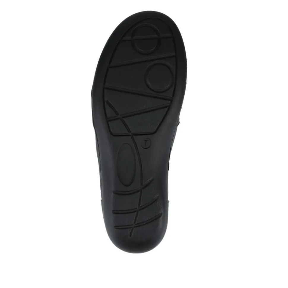 Smart Elasticated Slip-On Shoes - Black