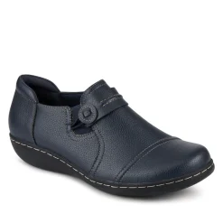 Smart Elasticated Slip-On Shoes - Navy