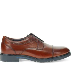 Smart Lace-Up Shoes - Tan