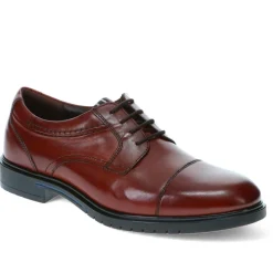 Smart Lace-Up Shoes - Tan