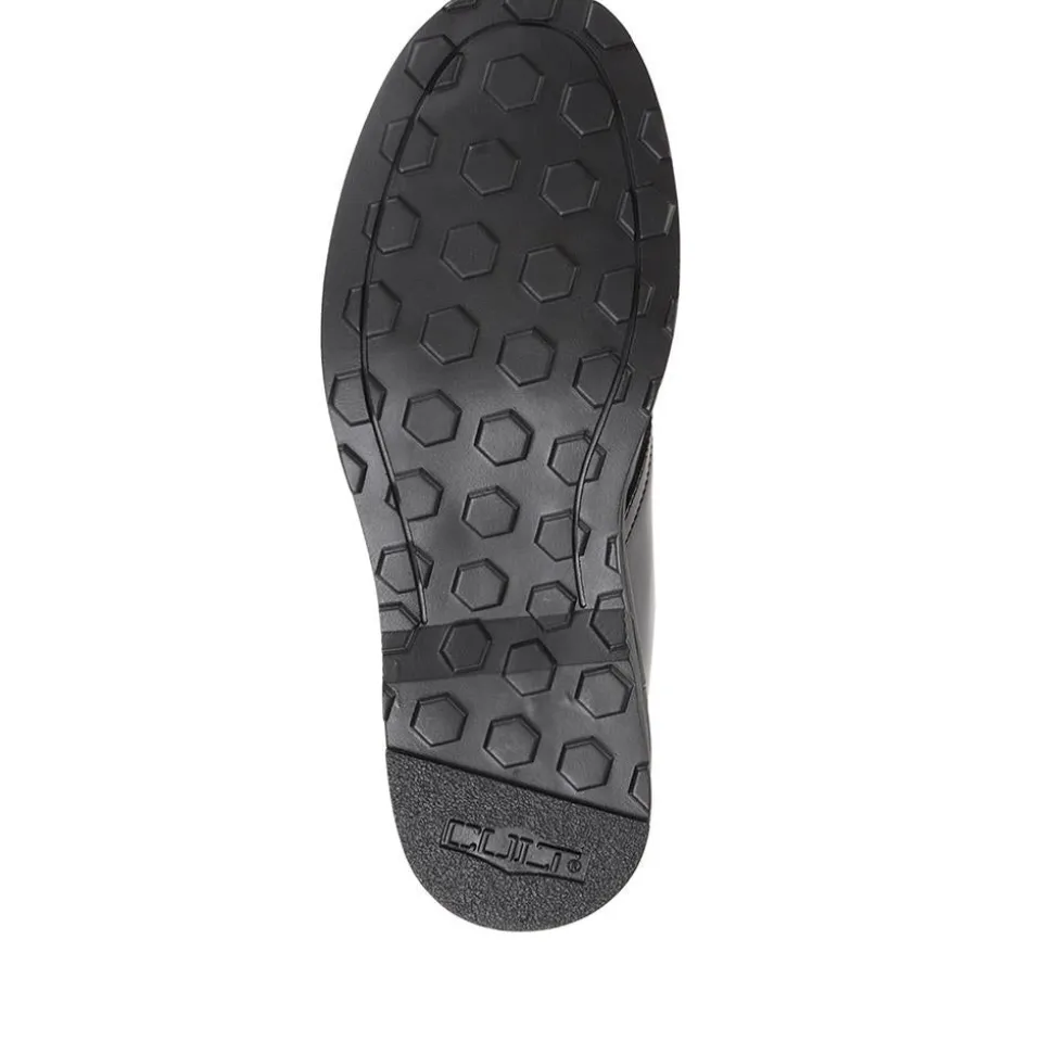 Smart Lace-Up Work Shoes - Black