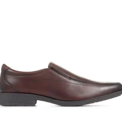 Smart Leather Derby Shoes - Tan
