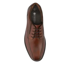 Smart Leather Lace Up Shoes - Cognac