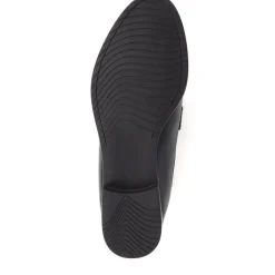 Smart Leather Loafers - Black-Black Suede