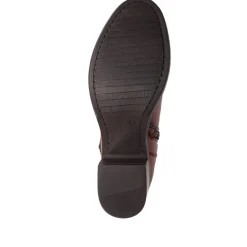 Smart Leather Long Boots - Tan