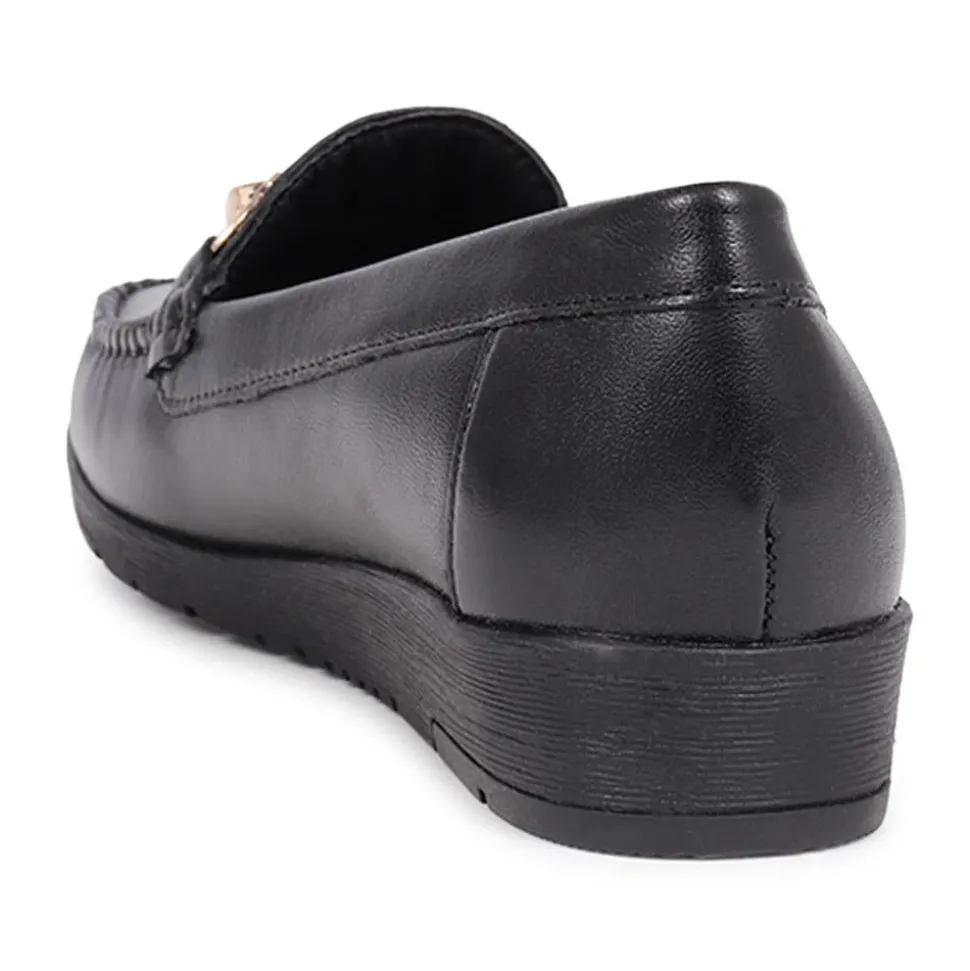 Smart Leather Moccasins - Black