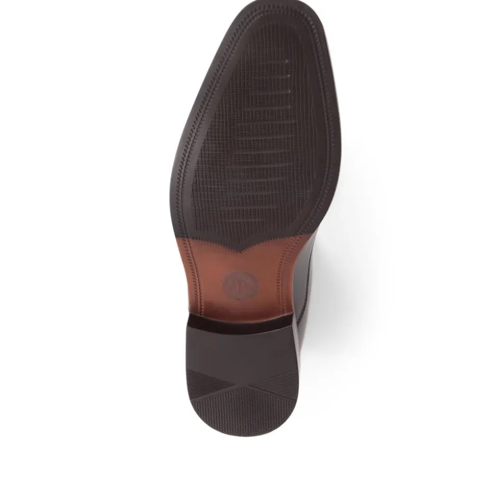 Smart Leather Moccasins - Brown