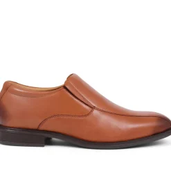 Smart Leather Moccasins - Tan