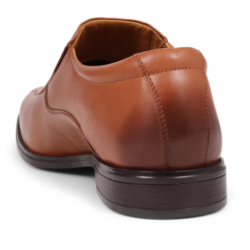 Smart Leather Moccasins - Tan