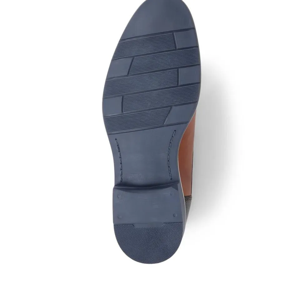Smart Leather Shoes - Tan