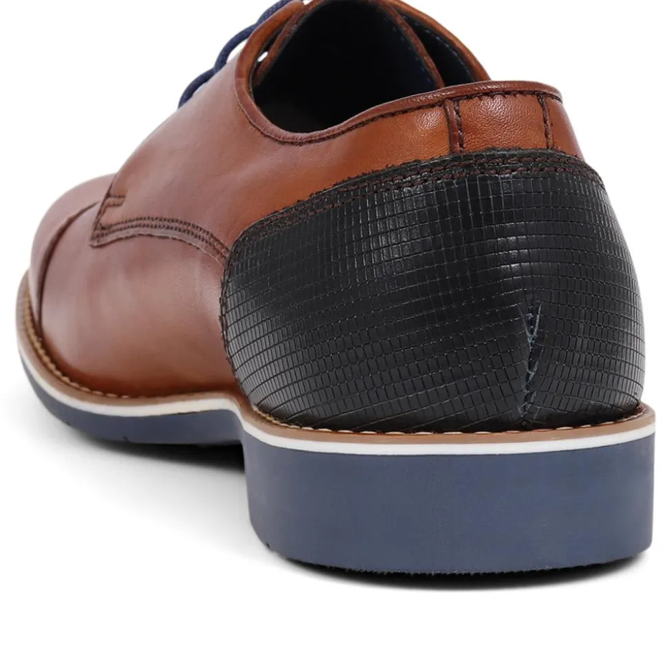 Smart Leather Shoes - Tan