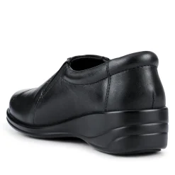 Smart Leather Slip-On Shoes - Black