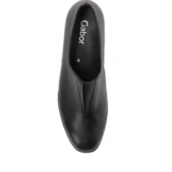 Smart Leather Slip-On Shoes - Black