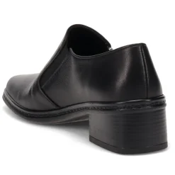 Smart Leather Slip-On Shoes - Black