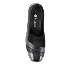 Smart Leather Slip-On Shoes - Black