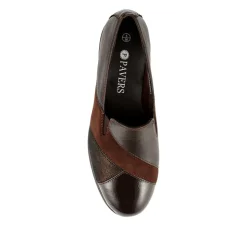 Smart Leather Slip-On Shoes - Brown