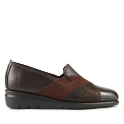 Smart Leather Slip-On Shoes - Brown