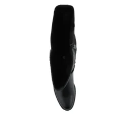 Smart Long Boots With Standard Calf Fitting - Black