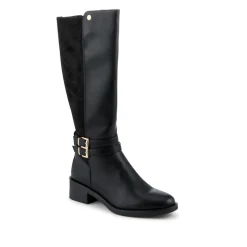 Smart Long Boots With Standard Calf Fitting - Black