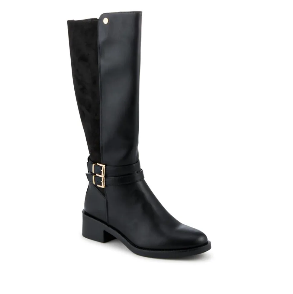 Smart Long Boots With Standard Calf Fitting - Black