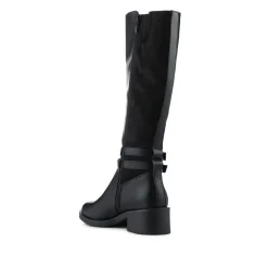 Smart Long Boots With Standard Calf Fitting - Black