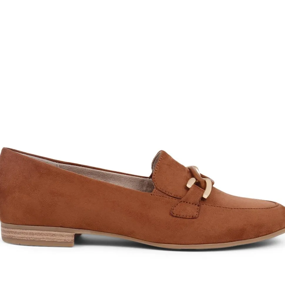 Smart Slip On Loafers - Cognac
