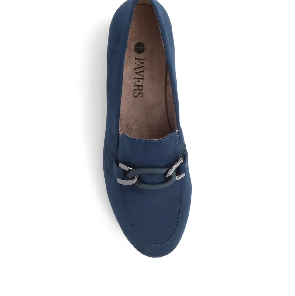 Smart Slip On Loafers - Navy