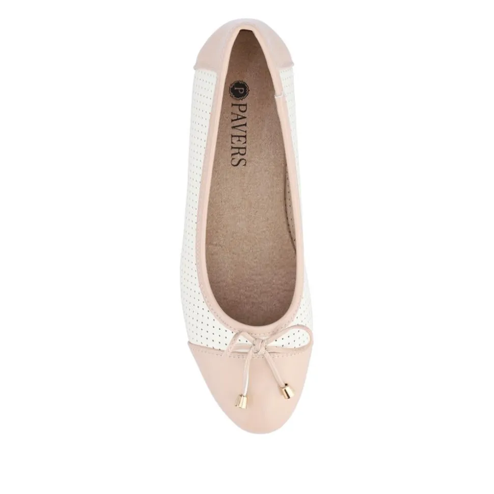 Smart Two-Tone Pumps - White-Beige
