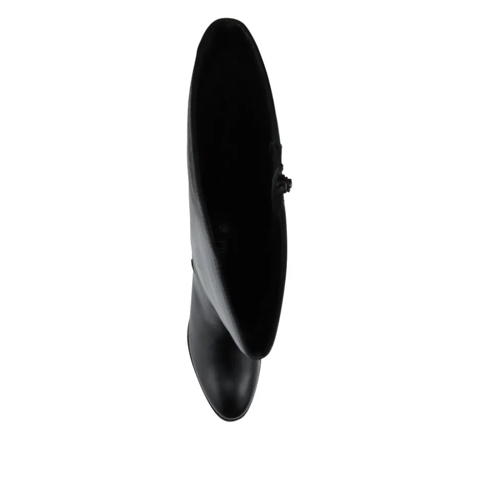 Smart Wide Fit Long Boots - Black