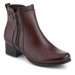 Smart Zip-Fastening Boots - Brown