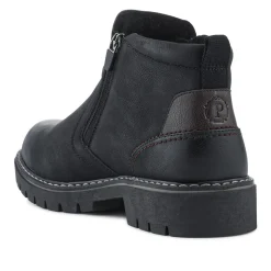 Smart Zip-Up Boots - Black