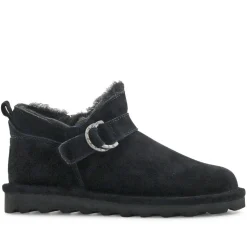 Soft Buckle-Detailed Ankle Boots - Black