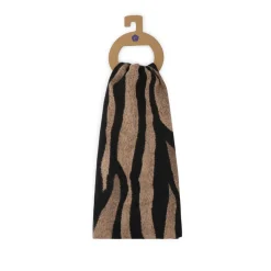 Soft Fashionable Scarf - Black-Brown