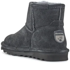 Soft, Faux-Fur-Lined Ankle Boots - Grey