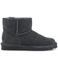 Soft, Faux-Fur-Lined Ankle Boots - Grey