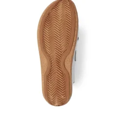 Soft Leather Slip-On Sandals - White