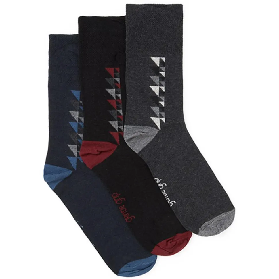 Soft Top Socks - Black Multi