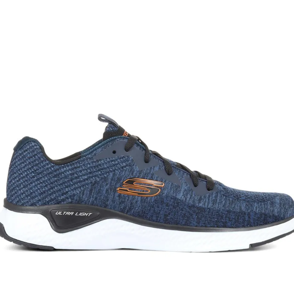 Solar Fuse Kryzik Lace-Up Trainers - Navy Multi