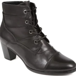 Sonia Heeled Boots - Black