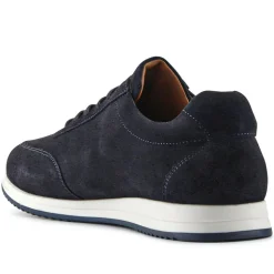 Southend2 Leather Trainers - Navy Suede