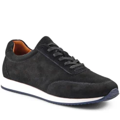 Southend2 Leather Trainers - Navy Suede